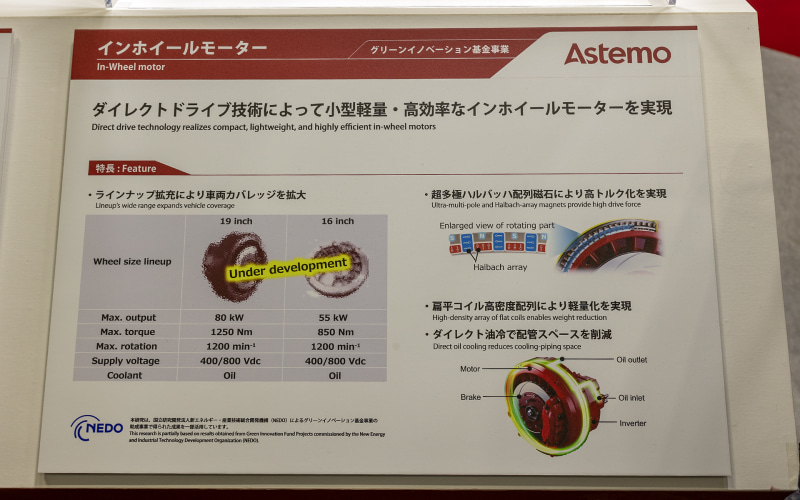 日立アステモ、SDV時代に対応する「ステア・バイ・ワイヤ・システム」や「インホイールモーター」など新たな技術を紹介 - Car Watch