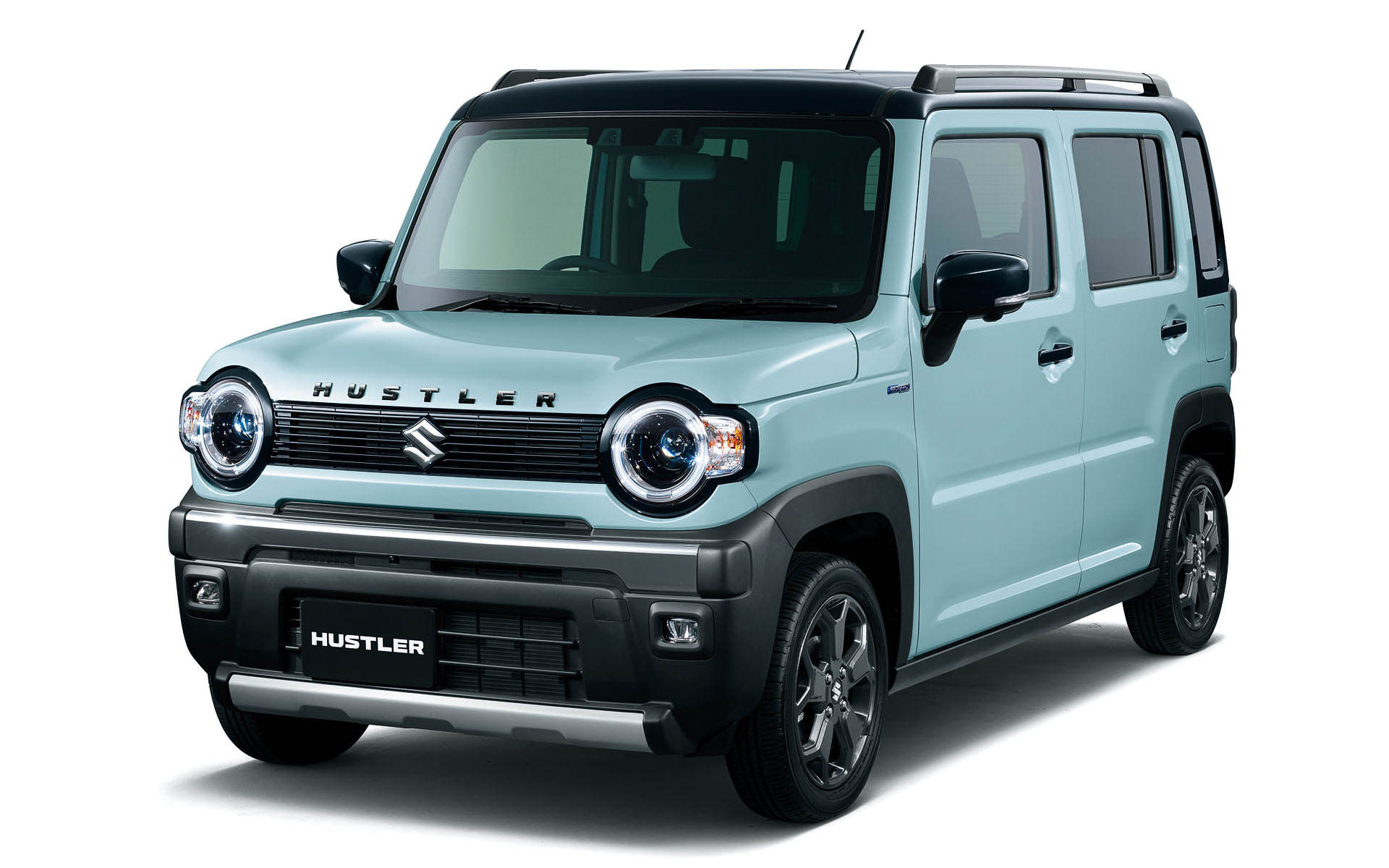 ハスラー タフワイルド（オフブルーメタリック ブラック2トーン）