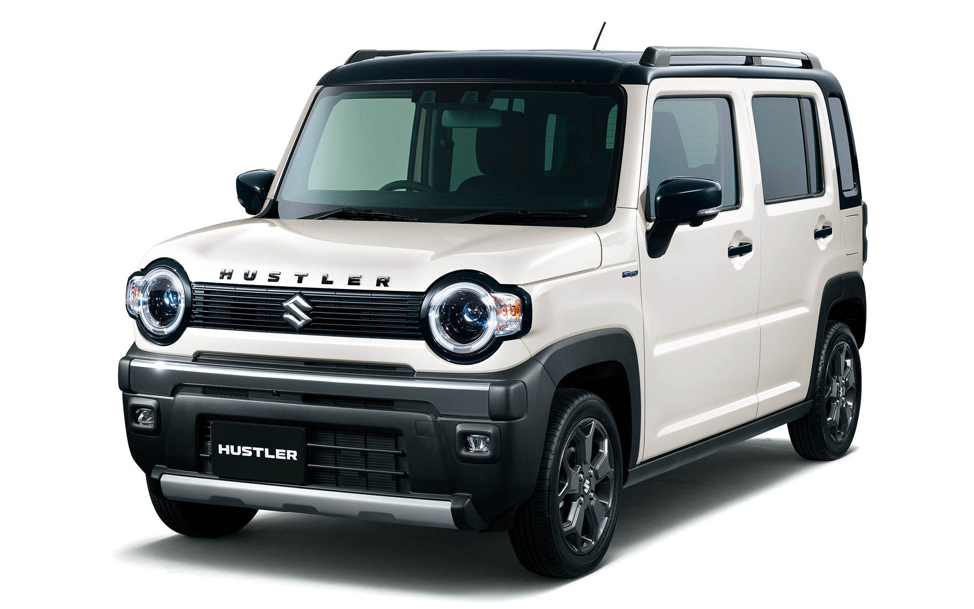 ハスラー タフワイルド ソフトベージュメタリック ブラック2トーン