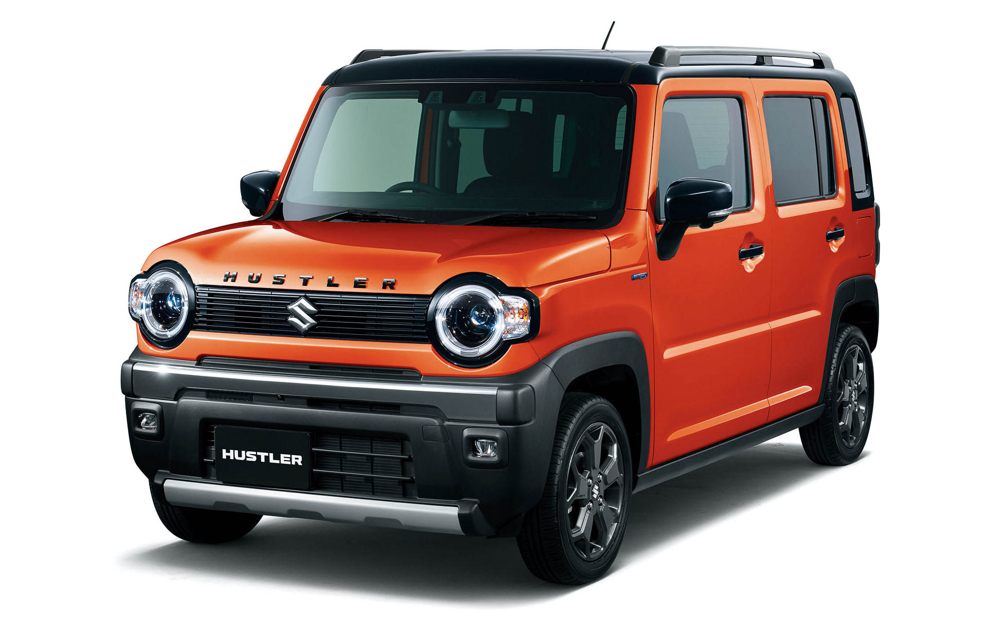 ハスラー タフワイルド バーミリオンオレンジ ブラック2トーン