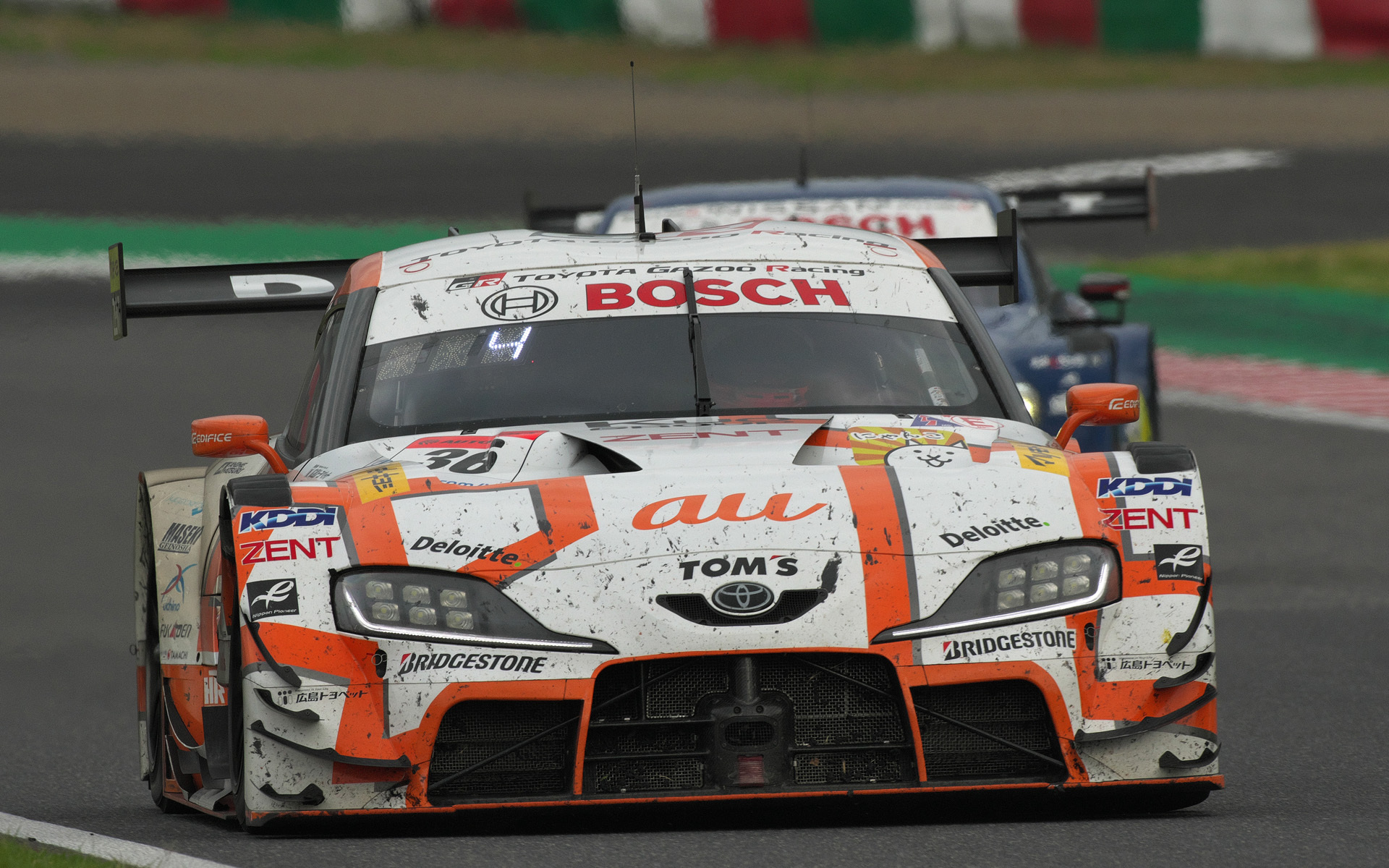 ポイントランキングトップの36号車 au TOM'S GR Supra（坪井翔/山下健太）は5位に