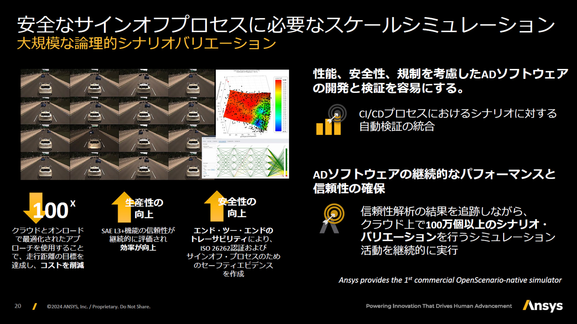 大規模な論理的シナリオバリエーション