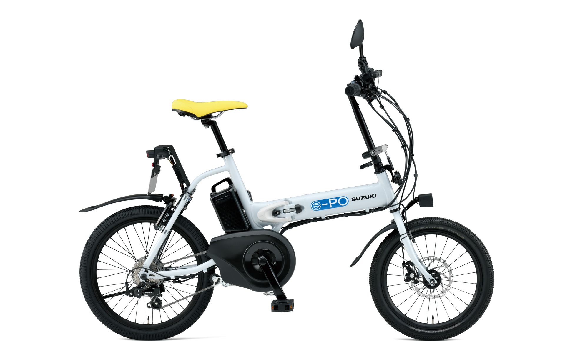 原付一種の折り畳み電動モペッド「e-PO（イーポ）」