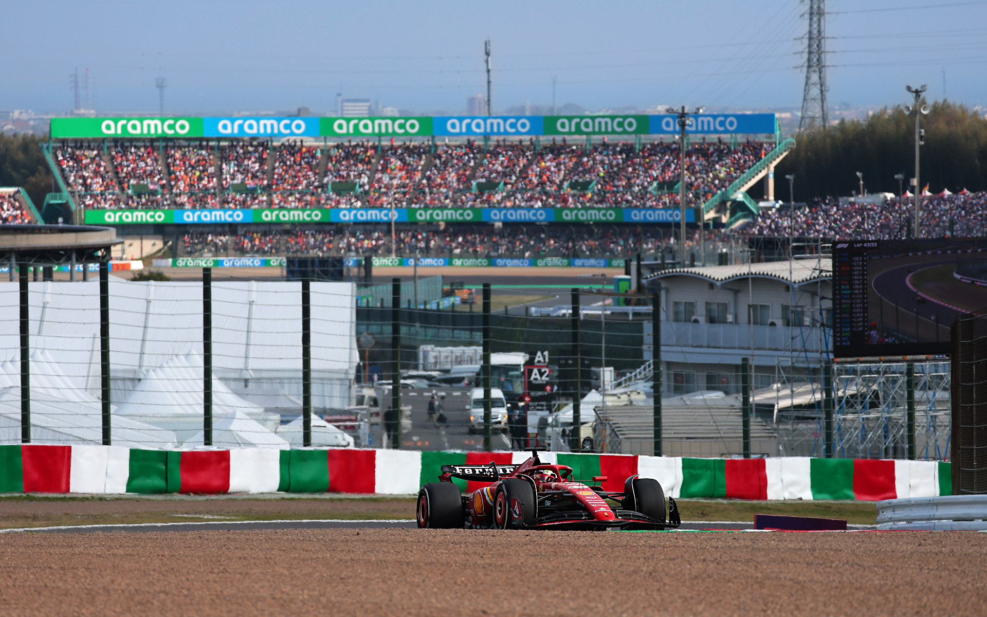 浮き上がってくるマシンをシャッター速度1/1000秒で撮影