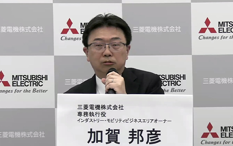 三菱電機株式会社 専務執行役 インダストリー・モビリティBAオーナーの加賀邦彦氏