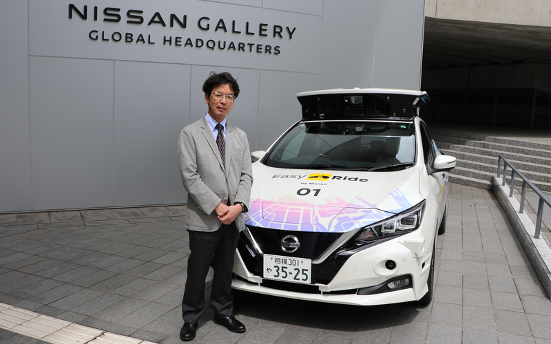 日産、レベル4自動運転で2027年に乗り合いシャトル事業化を目指す実証