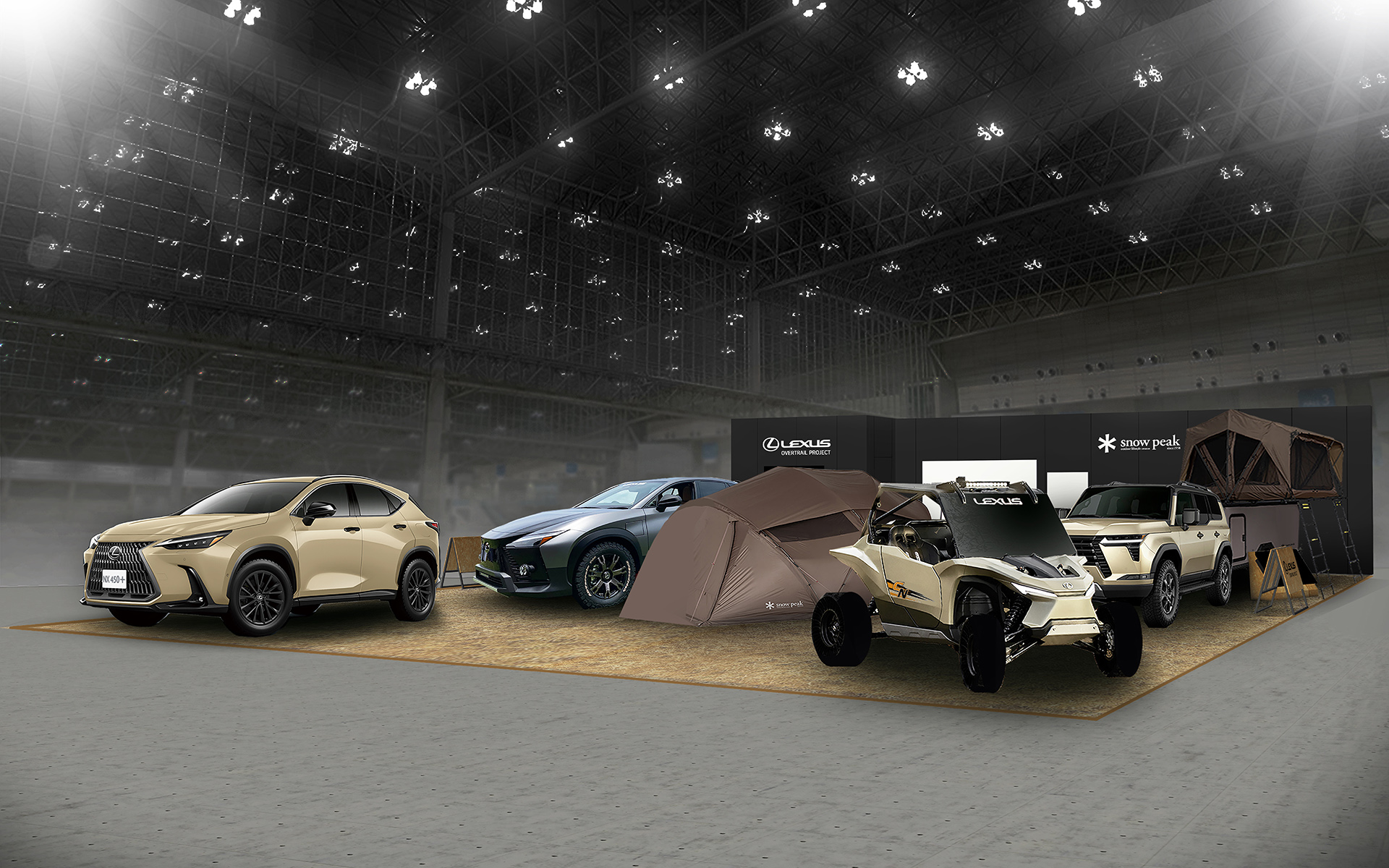 LEXUS・Snow Peakブース
