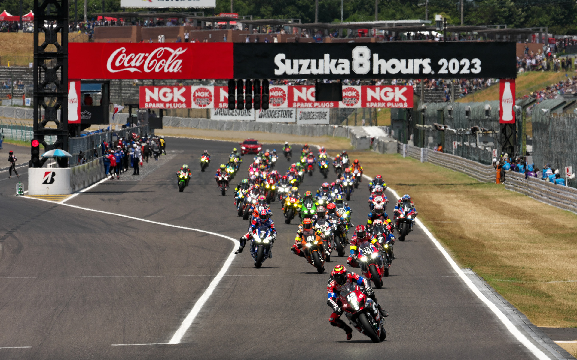 写真は2023年の鈴鹿8耐