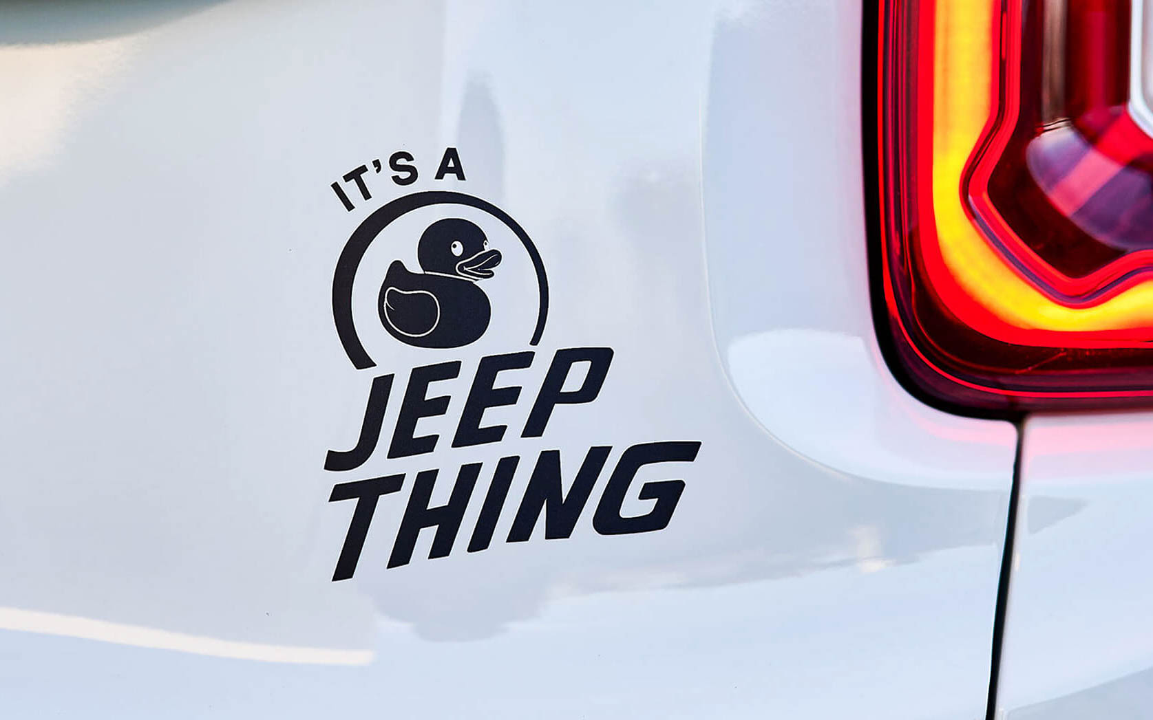 「Jeep Duck」のデカールも貼り付けられる