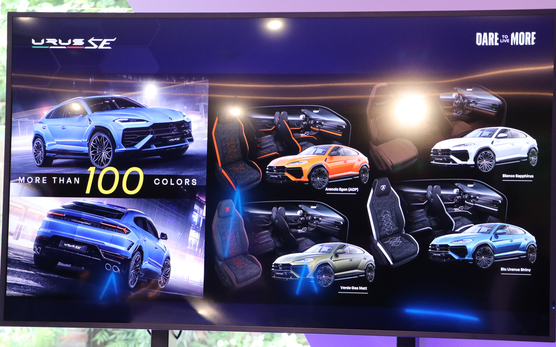 選べるボディカラーは100色以上