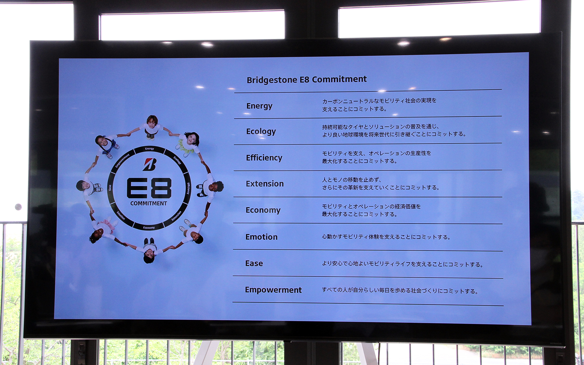 企業コミットメント「Bridgestone E8 Commitment」