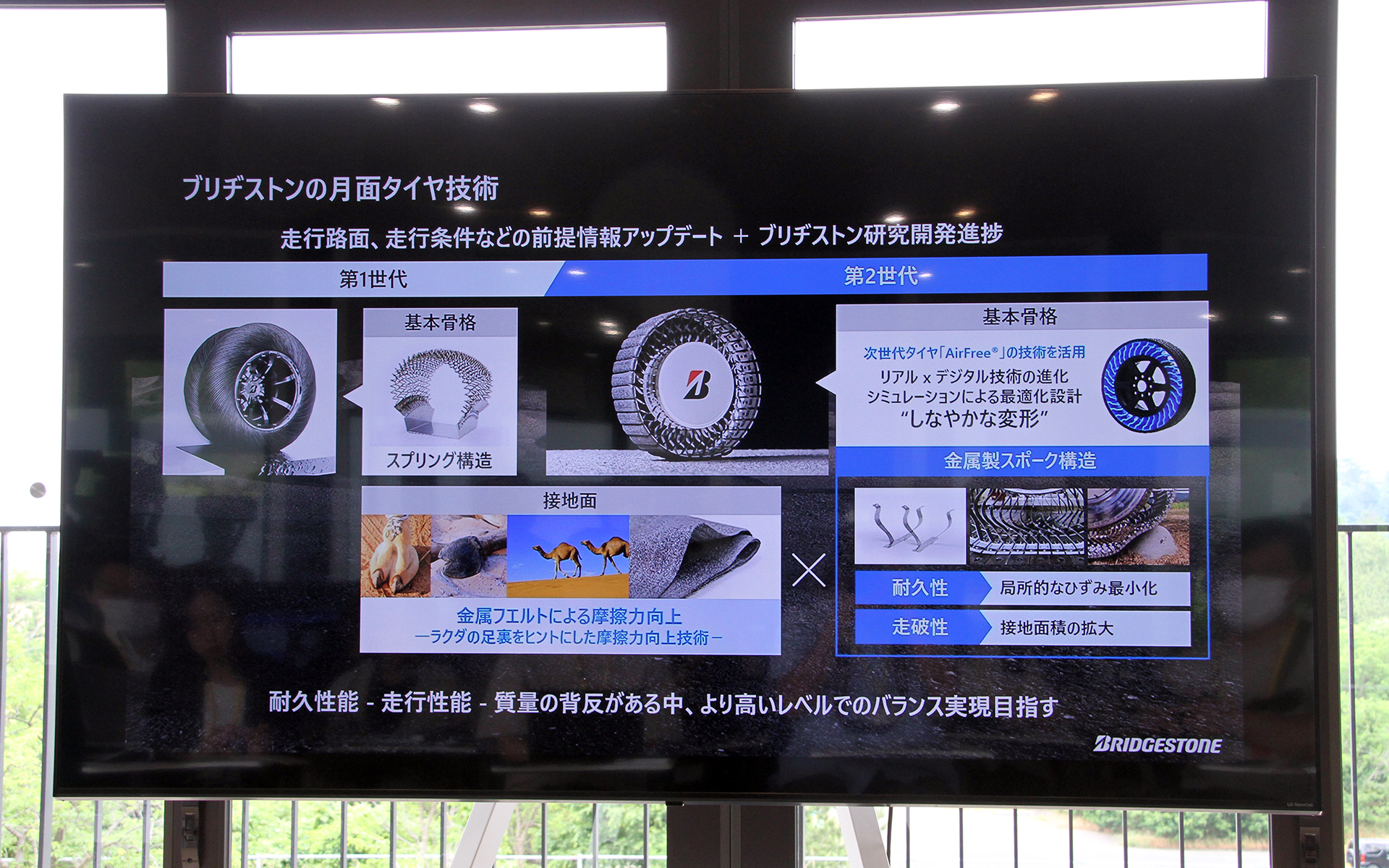 ブリヂストンの月面タイヤ技術