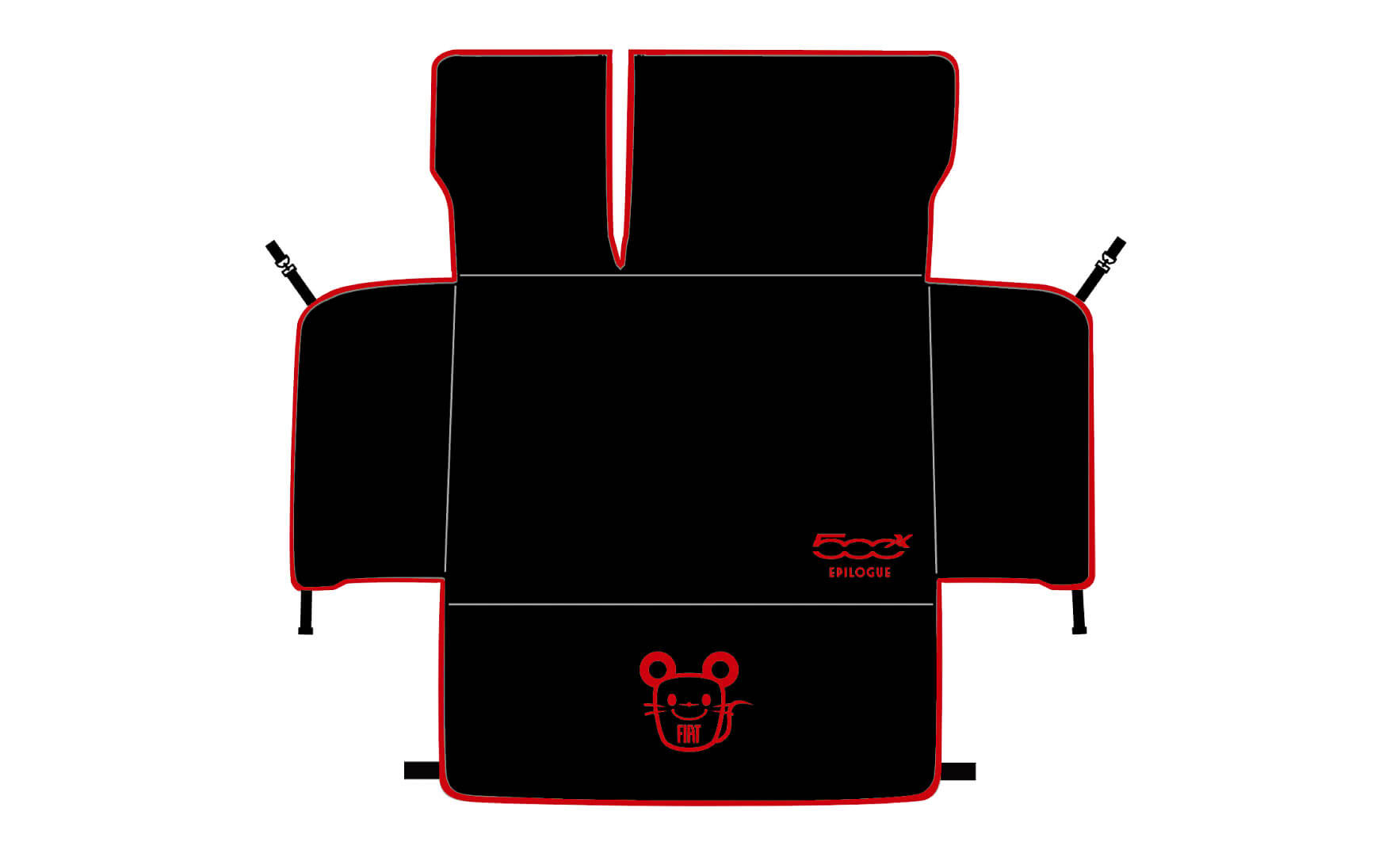 TOPOロゴ入りラゲッジフルカバー