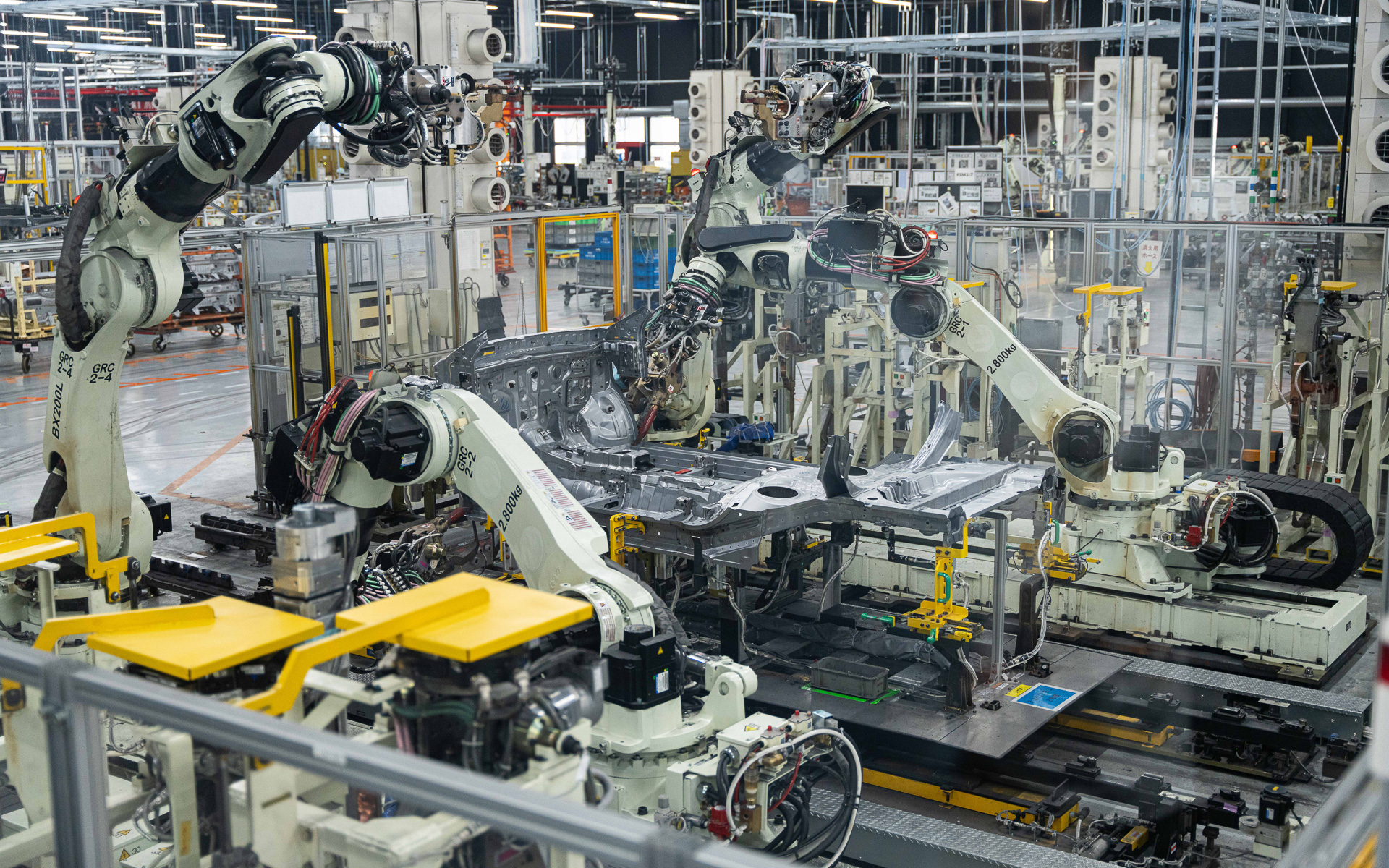 それほど火花は飛んでいなかった