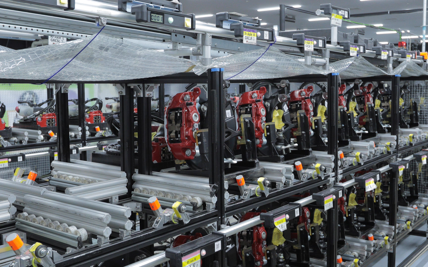 計測した部品は、測定値とともにストック。測定値はサーバーにアップされる