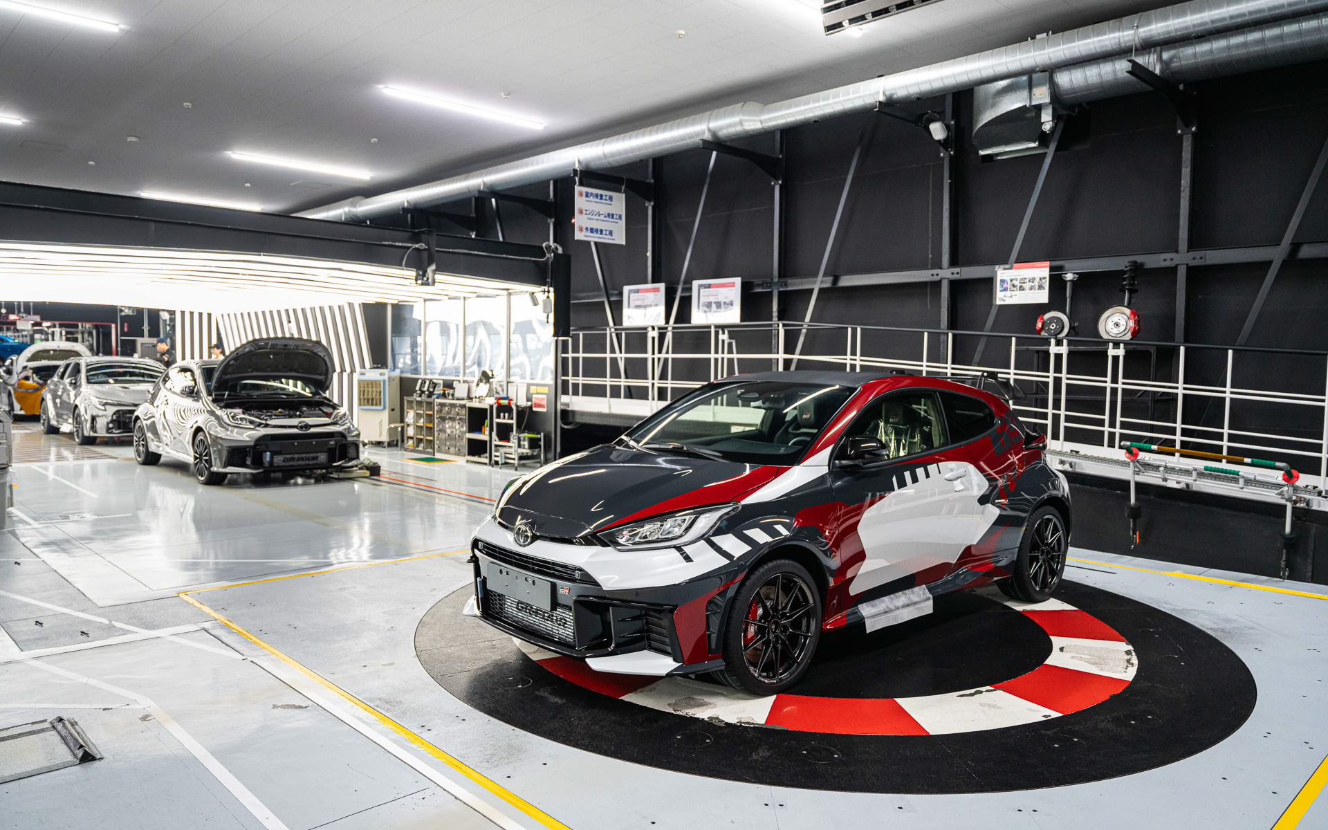 90度展転回したら、ここからは自走する