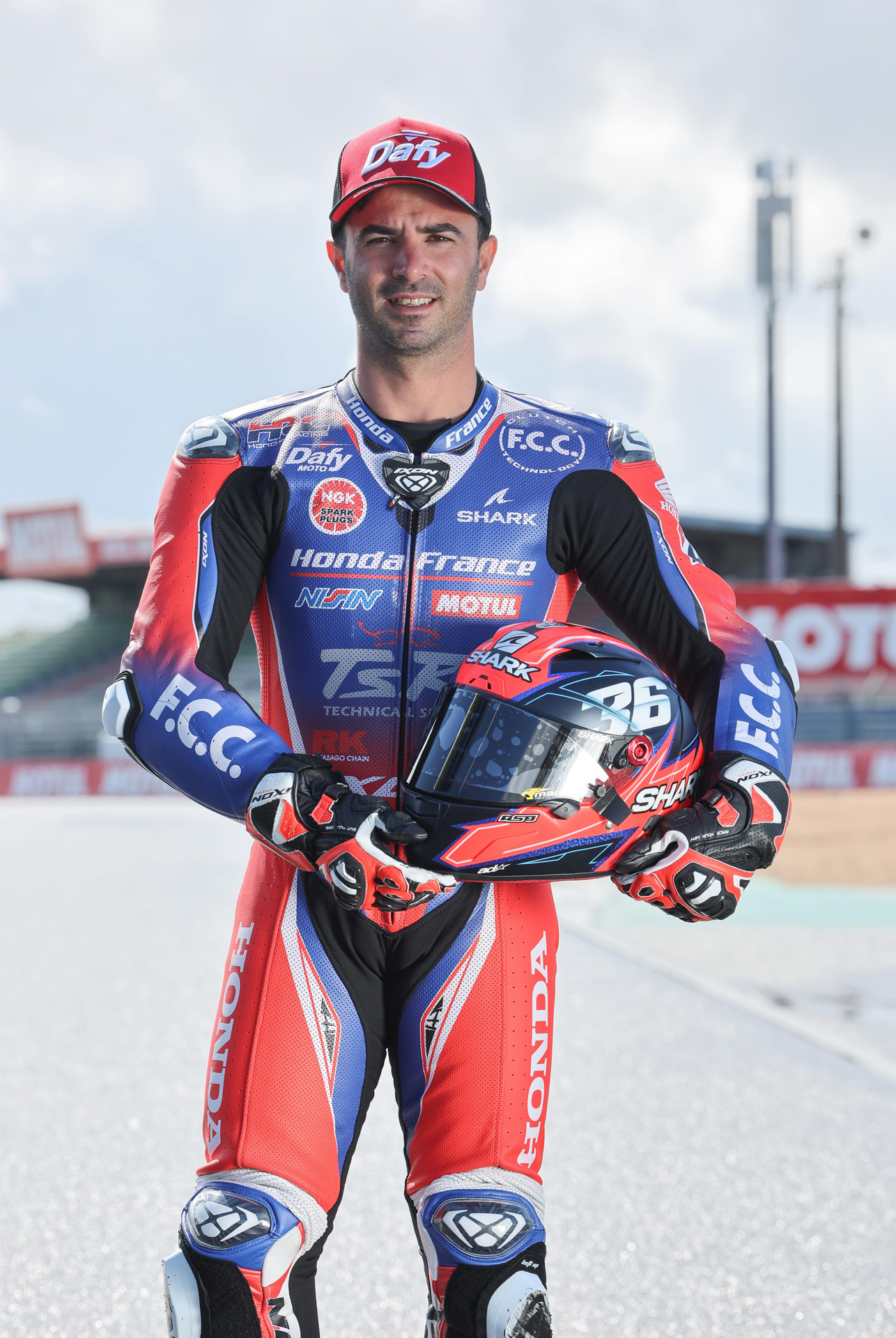 ＃5 F.C.C. TSR Honda Franceのマイク・ディ・メリオ選手