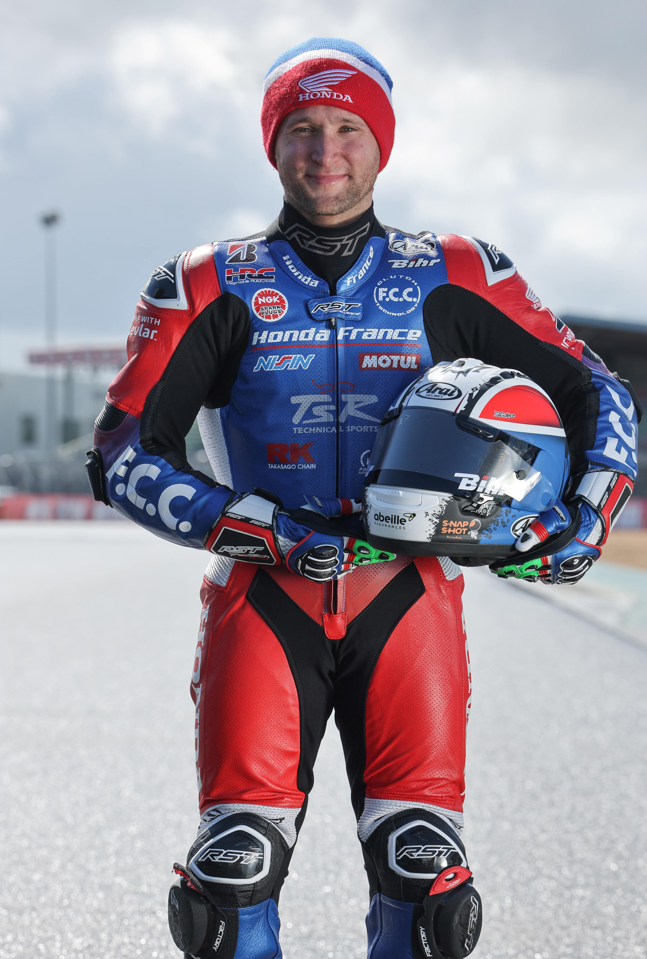 ＃5 F.C.C. TSR Honda Franceのアラン・テシェ選手