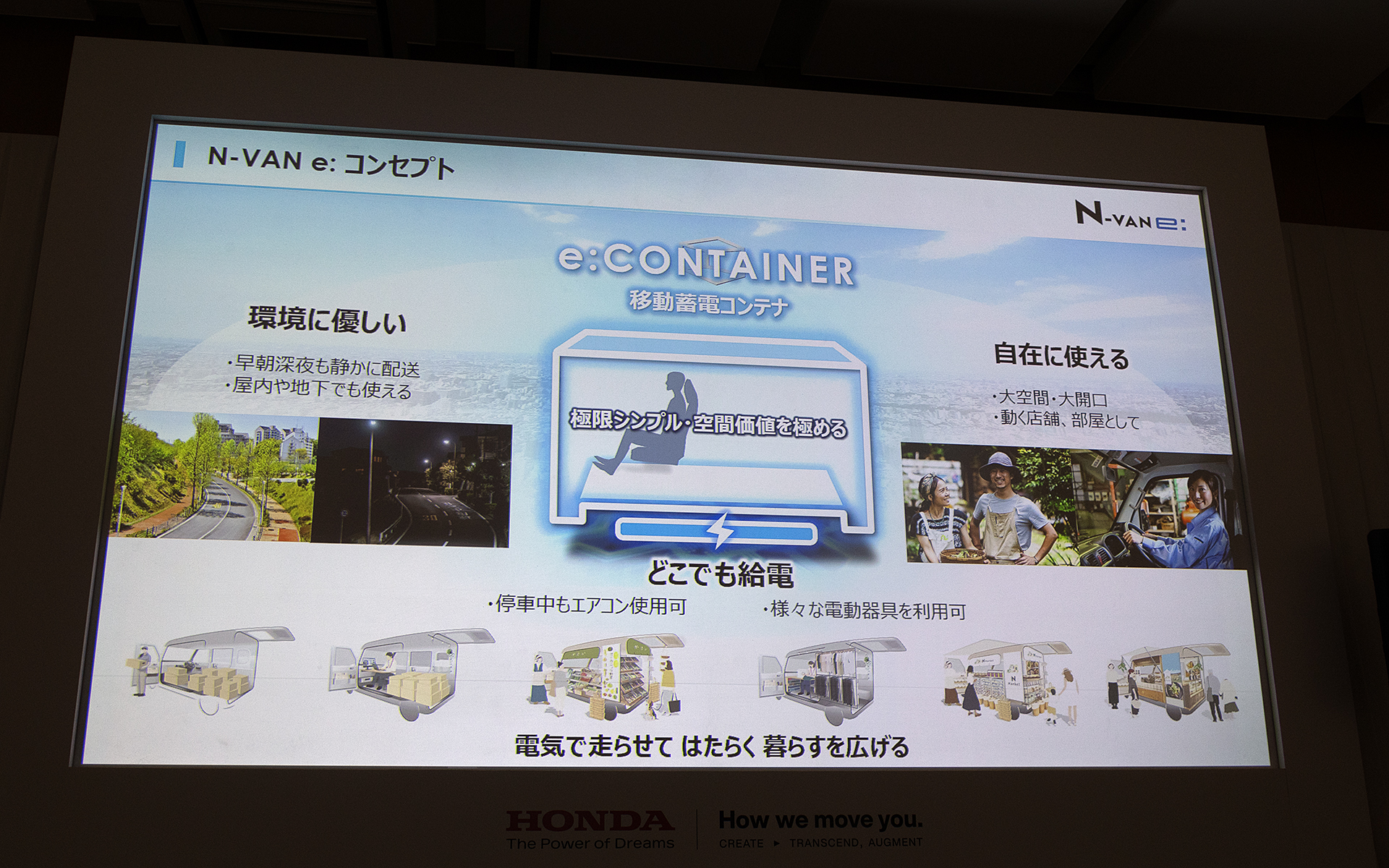 N-VAN e：のコンセプトの紹介