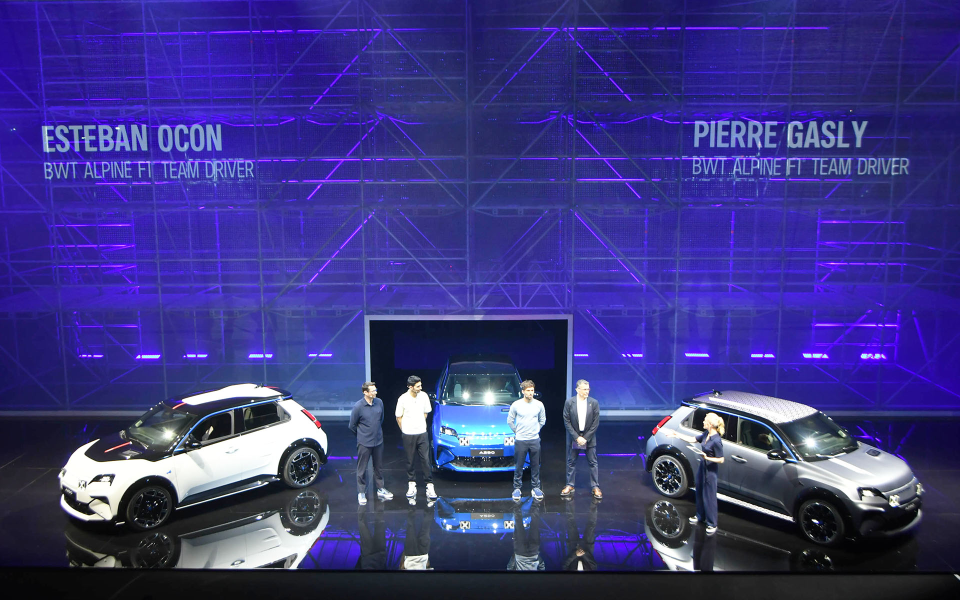会場にはアルピーヌF1チームのエステバン・オコン選手、ピエール・ガスリー選手も訪れた