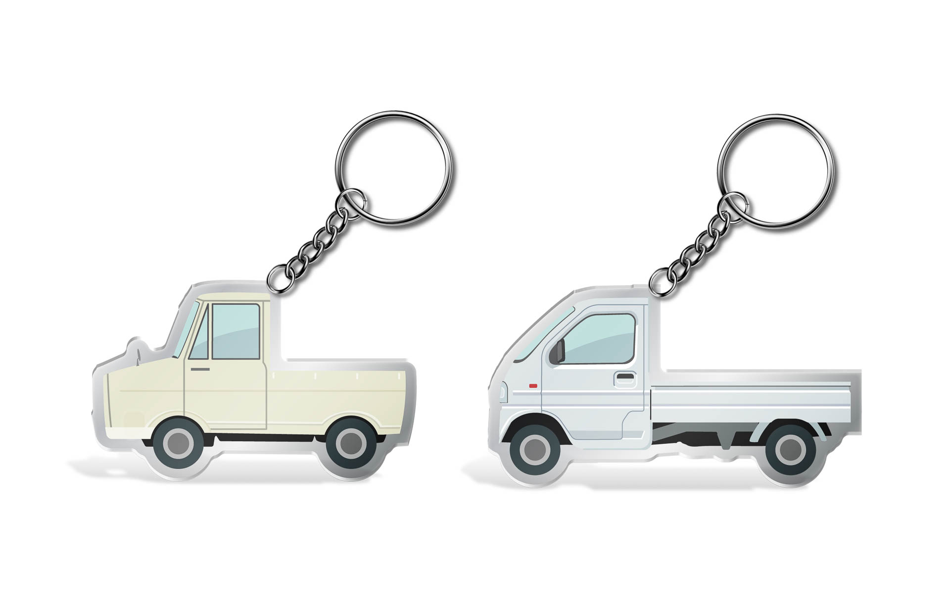 あそべる軽トラキーホルダー