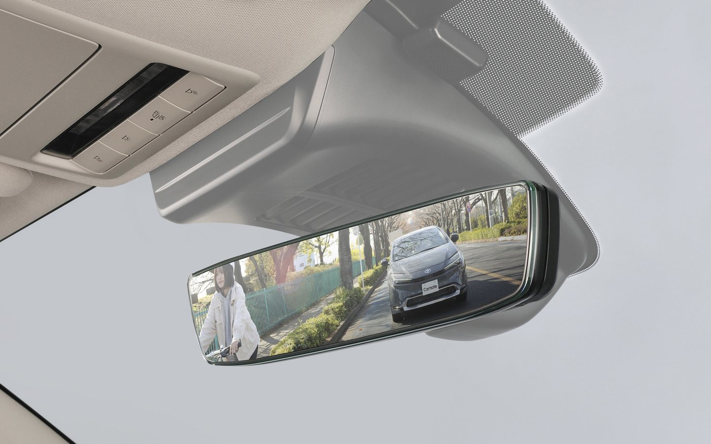 MAZDA3、CX-30、MX-30、CX-60などに適合する「マツダ専用ワイドリアビューミラー A クローム鏡」（PL230）