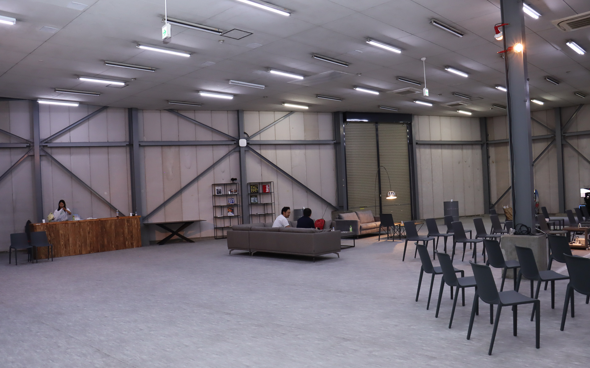 Yokohama Base2階にある共同オーナー向けラウンジ