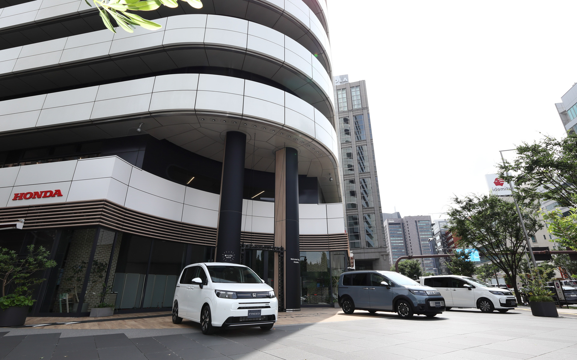 「ホンダウエルカムプラザ青山」に展示された新型フリード