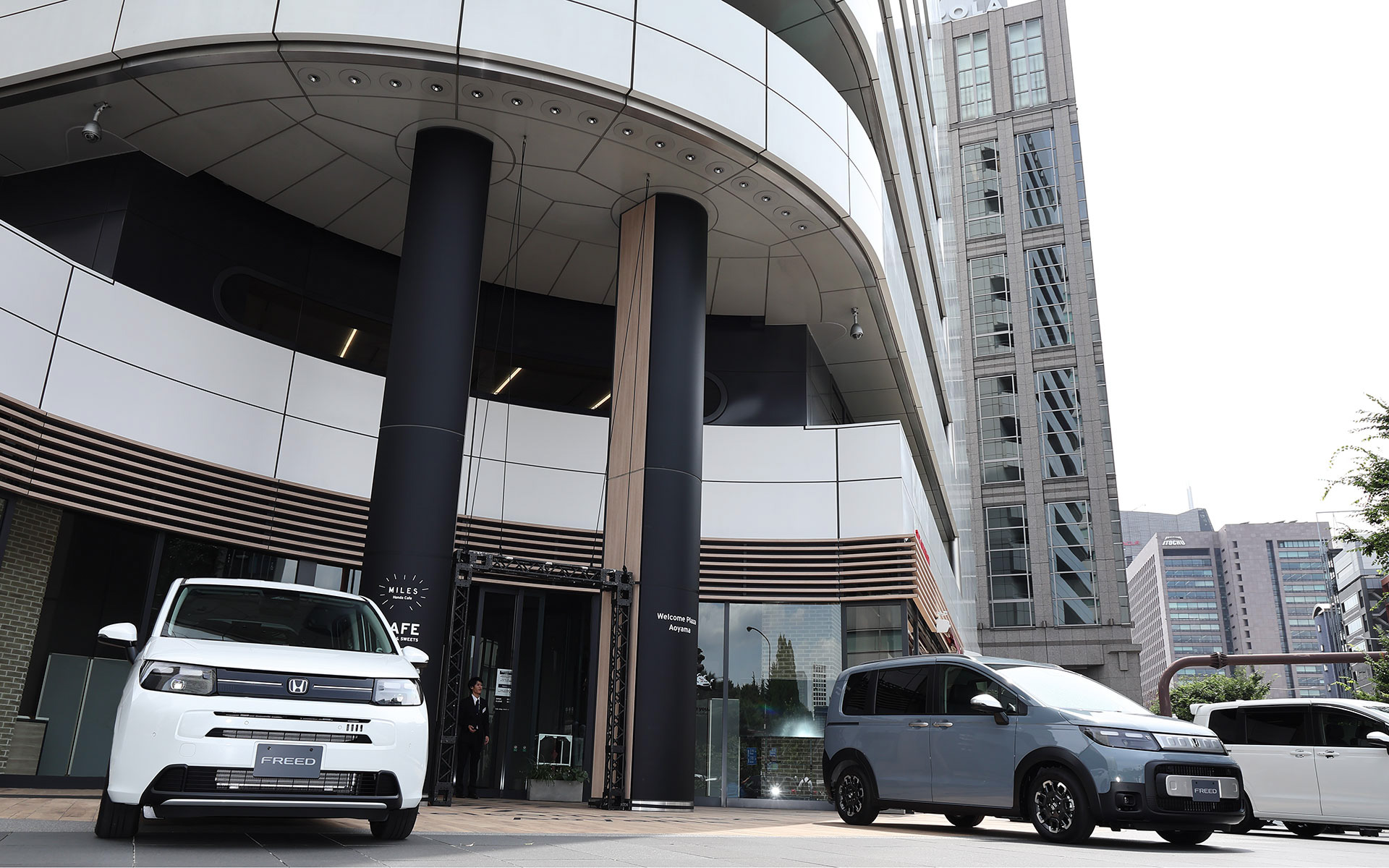 「ホンダウエルカムプラザ青山」に展示された新型フリード