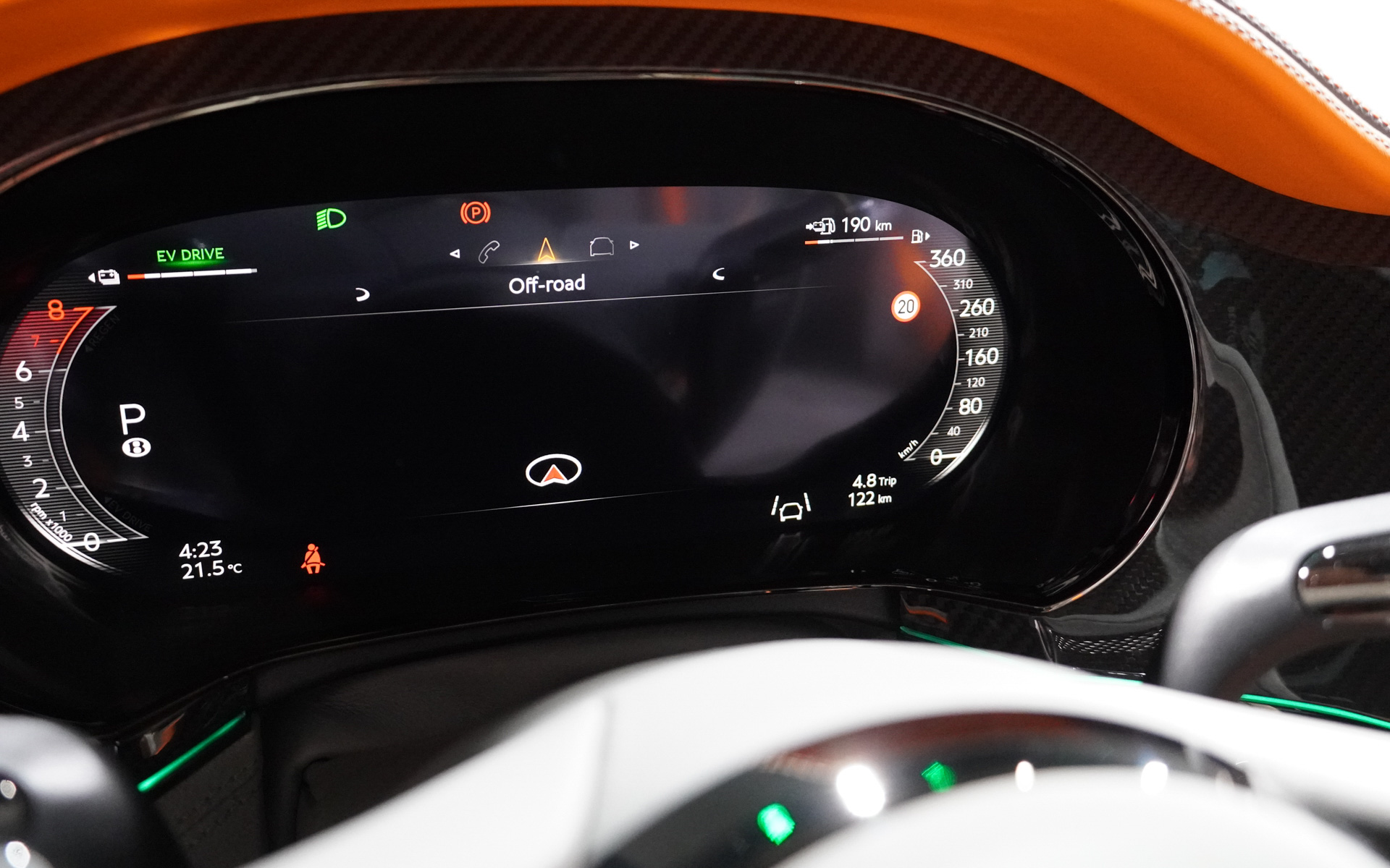 メーターの表示