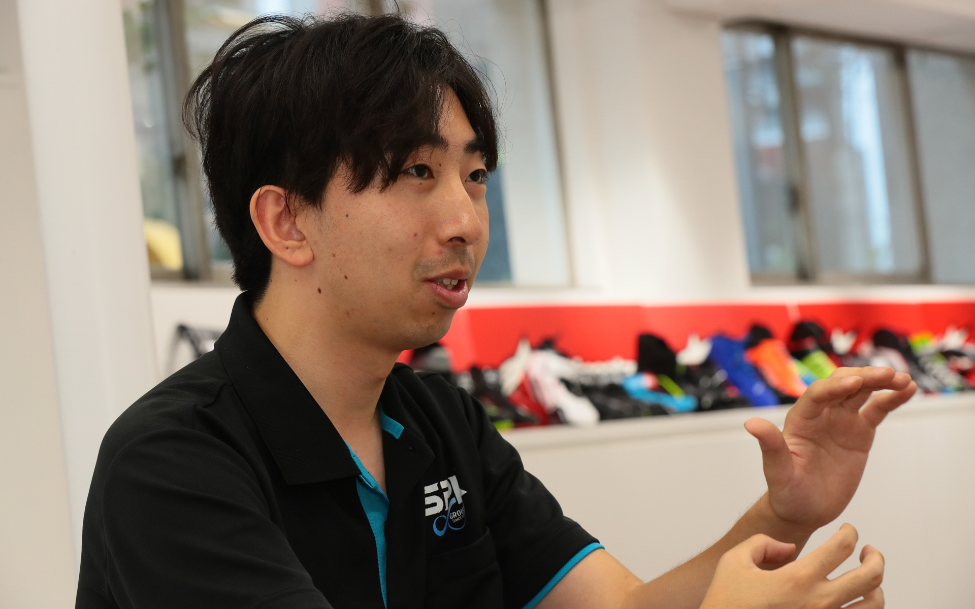 案内してくれたSPK株式会社 CUSPA営業本部 菅原達也氏