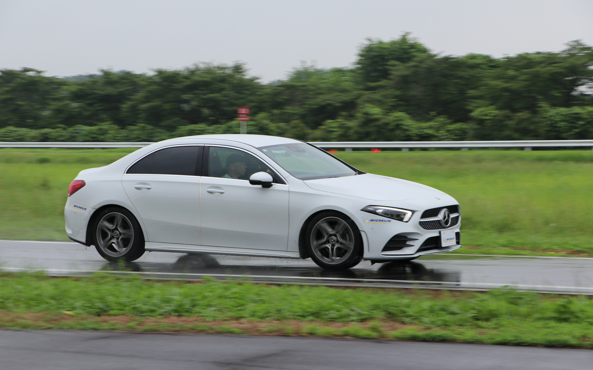 ウェットでもコントロールしやすい印象だ