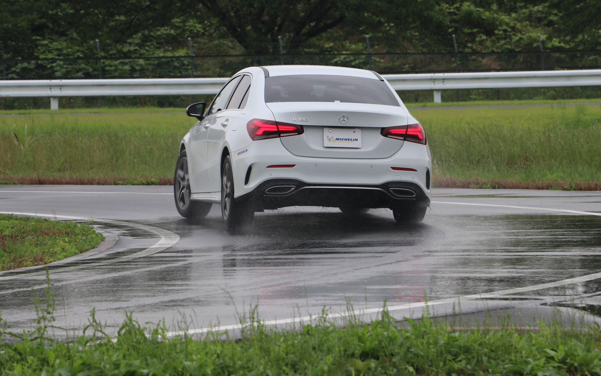 ウェットでもコントロールしやすい印象だ