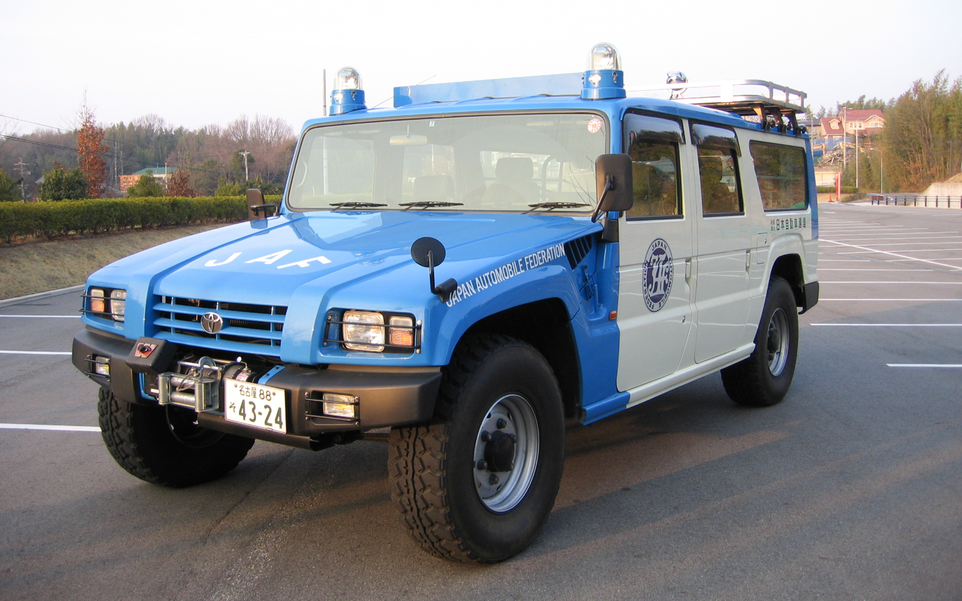 トヨタ博物館は車内での記念撮影やお絵かきするモノづくりなど「夏休み特別企画＆イベント」を8月に実施する。写真は展示車両の1つトヨタ「メガクルーザー」をベースにした「JAF災害対策指揮車」