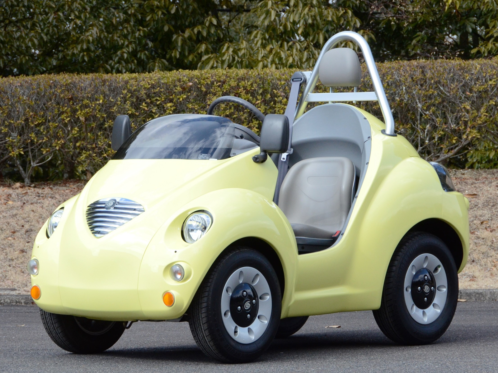 車両名：チョロキューモーターズ Q-CAR「Qi（キューノ）」、乗車可