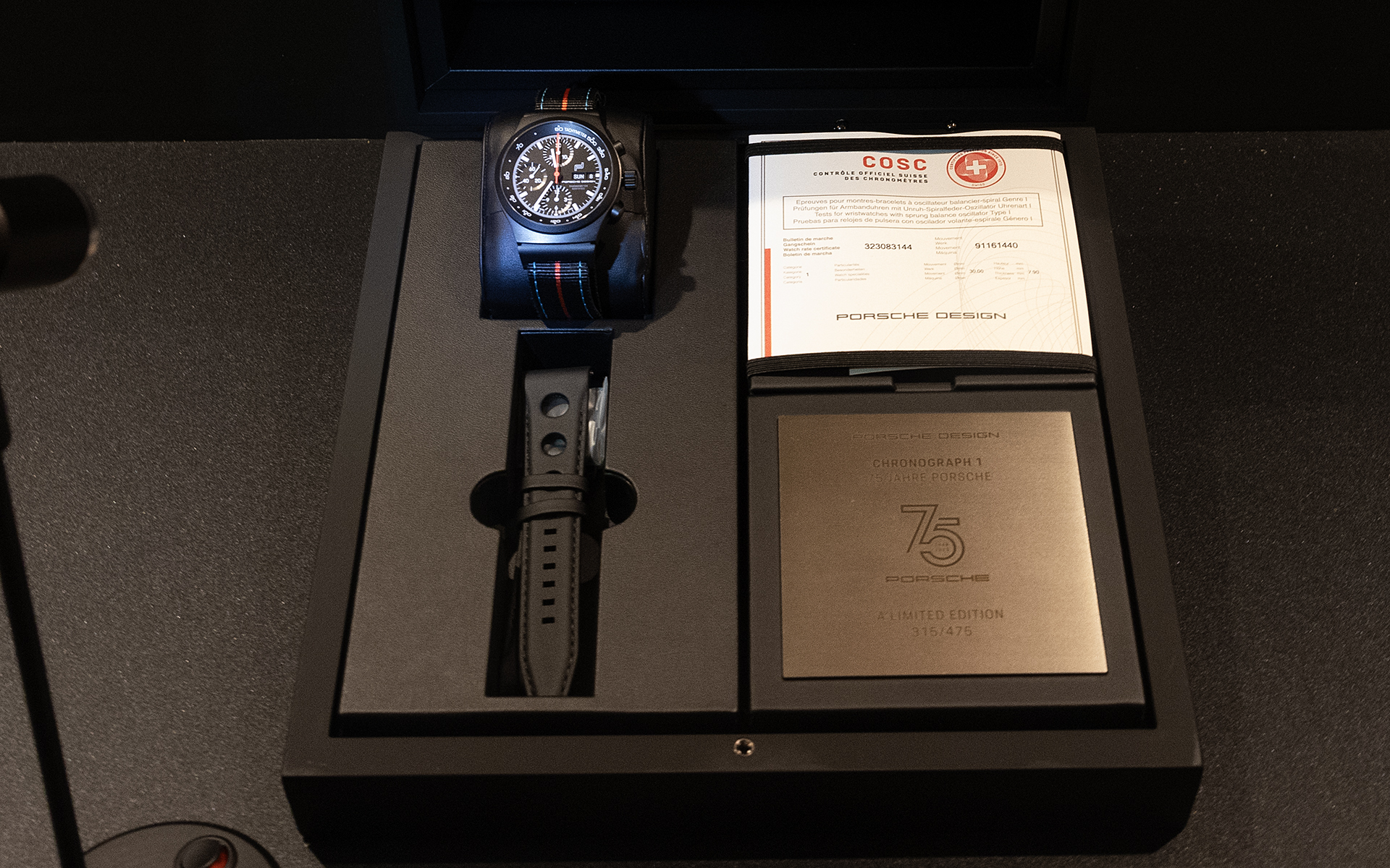 クロノグラフ1 ポルシェ75周年モデル
