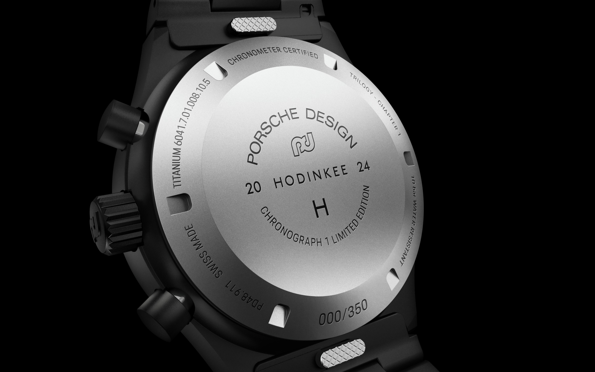 ケースバックにはホディンキーのロゴとシリアル番号が入る