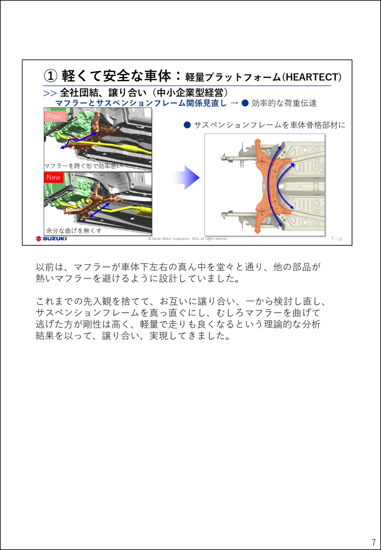 10年先を見据えた技術戦略説明会の資料