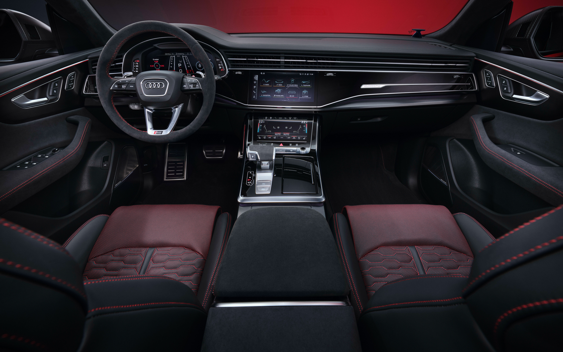 RS Q8のインテリア