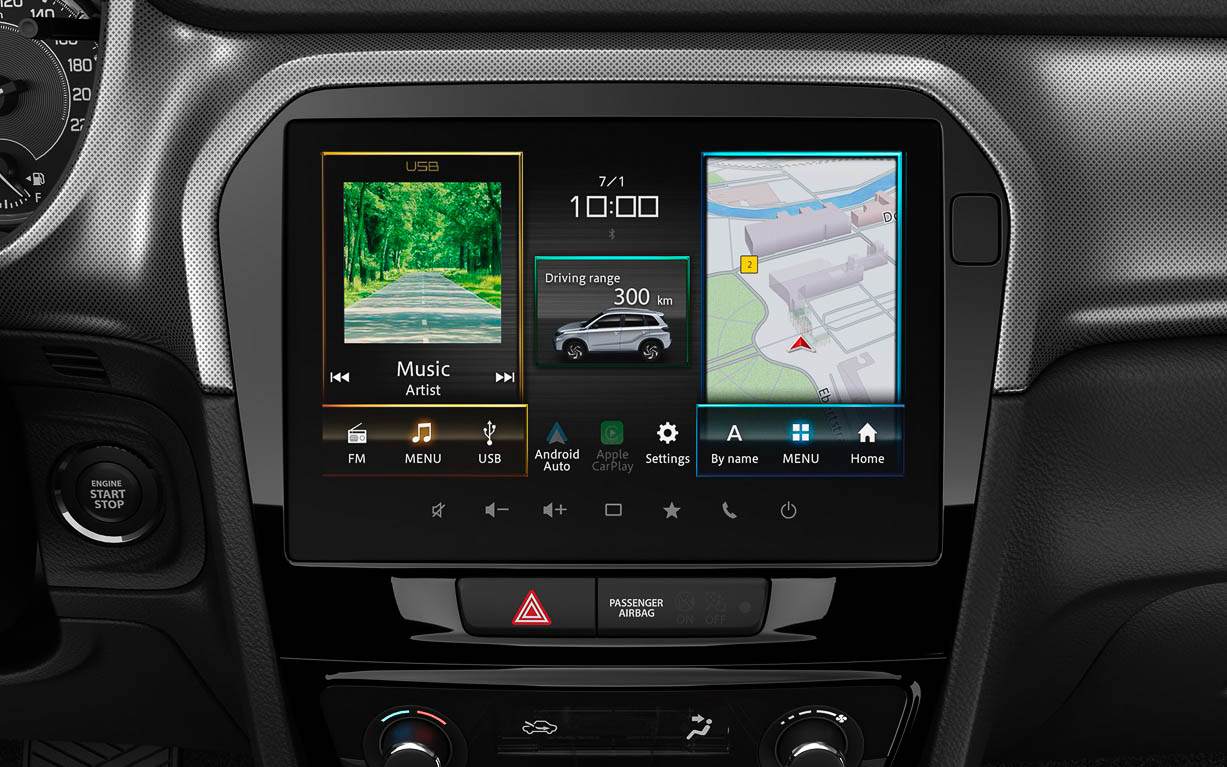 パイオニア製カーナビゲーション ビターラ欧州向け車両搭載モデル