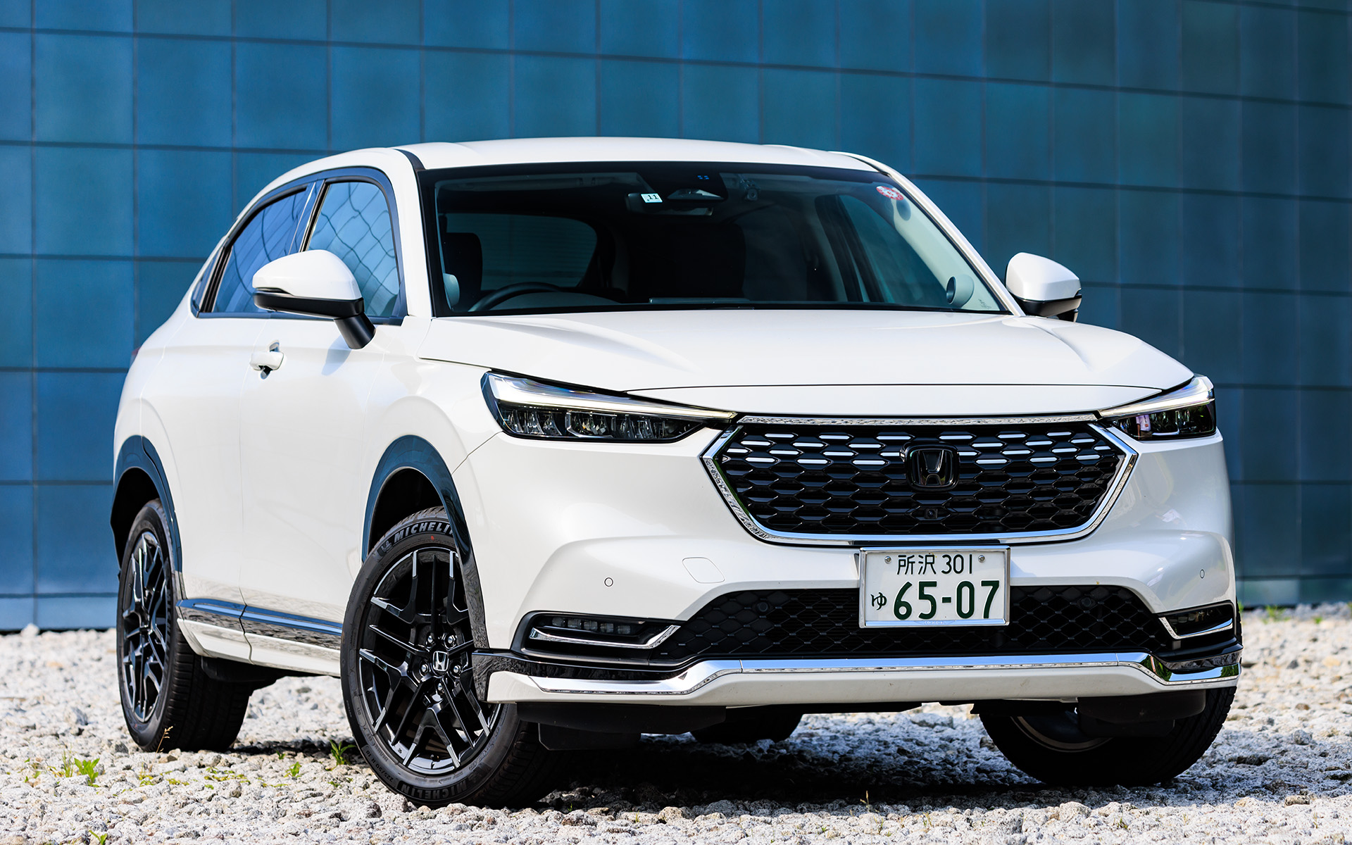 試乗車はマイチェン前の車両。マイチェンではフロントグリルやバンパーのデザインが刷新されたが、共通部分も多い