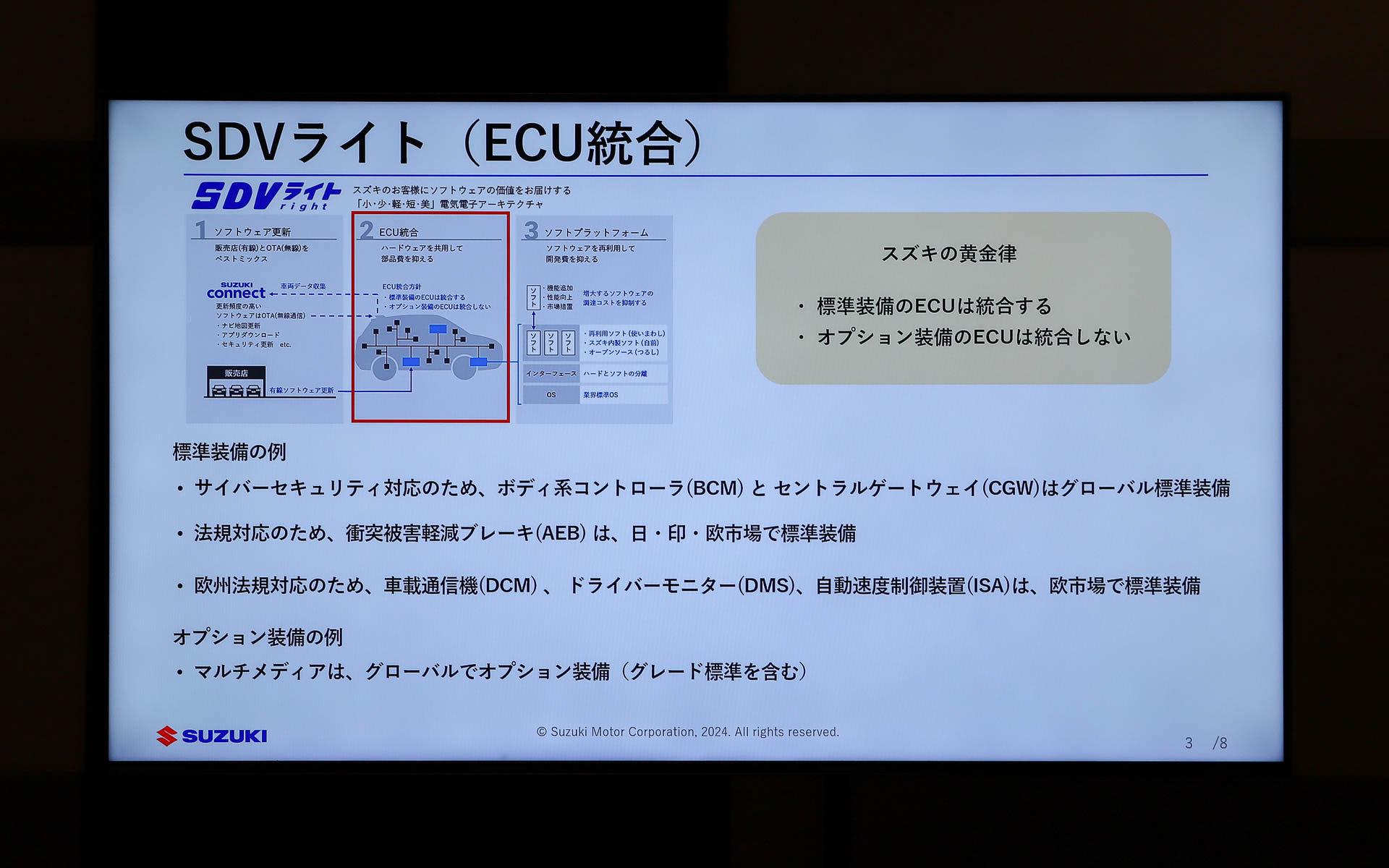 国や地域ごとに異なる仕様を統合する