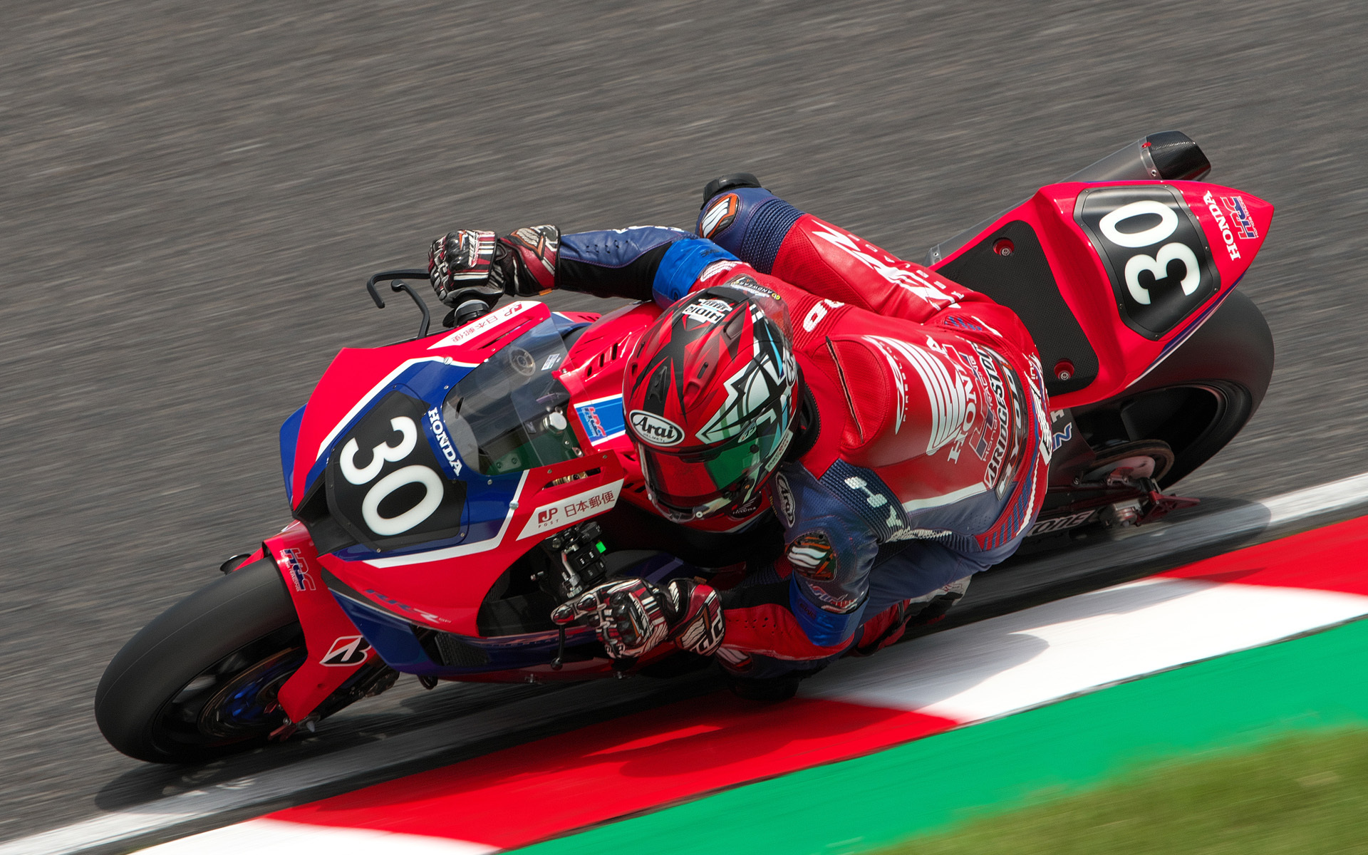 30号車Team HRC with Japan Post 高橋巧選手