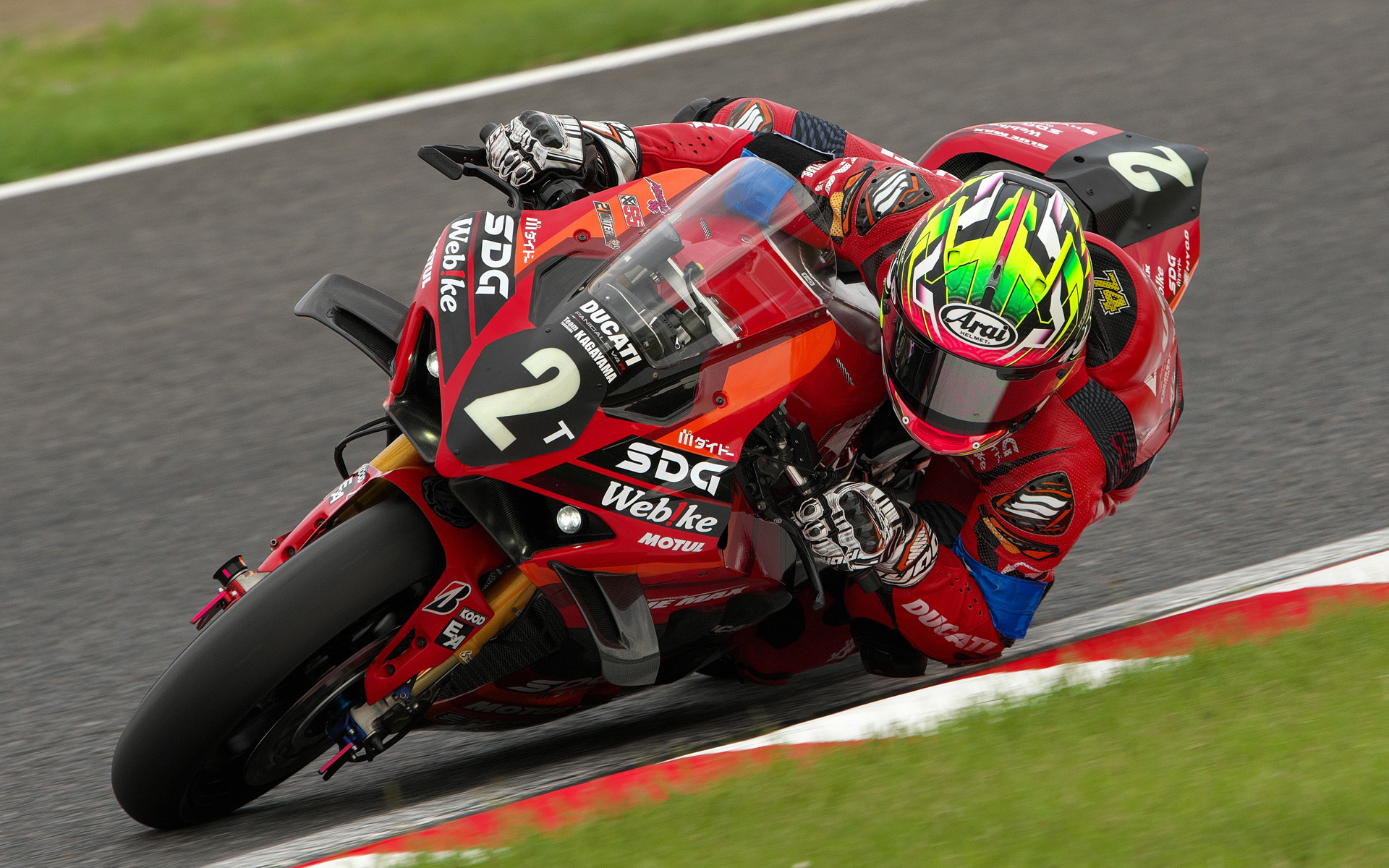 2位に入った2号車DUCATI Team KAGAYAMA 水野涼選手