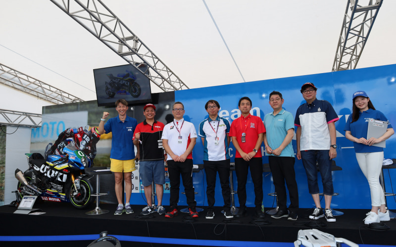 鈴鹿8耐参戦の0号車「チームスズキCNチャレンジ」 CO2排出量を約50