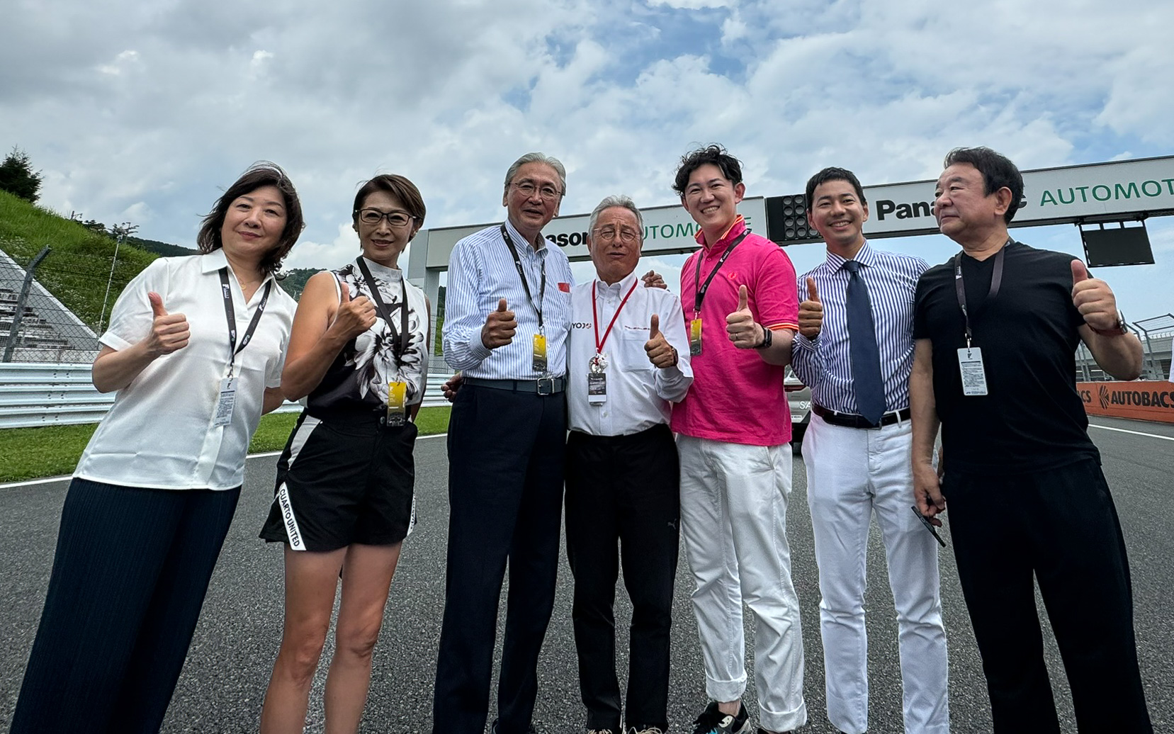 富士スピードウェイを訪れた自民党モータースポーツ振興議員連盟