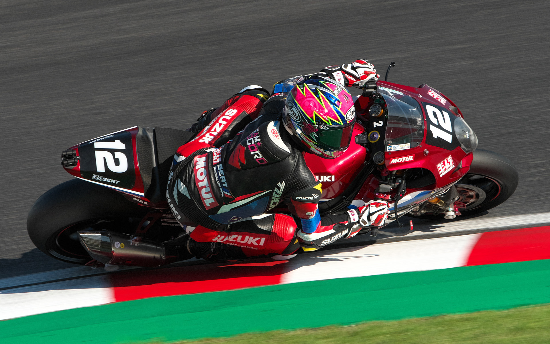 12号車Yoshimura SERT Motulは3位表彰台