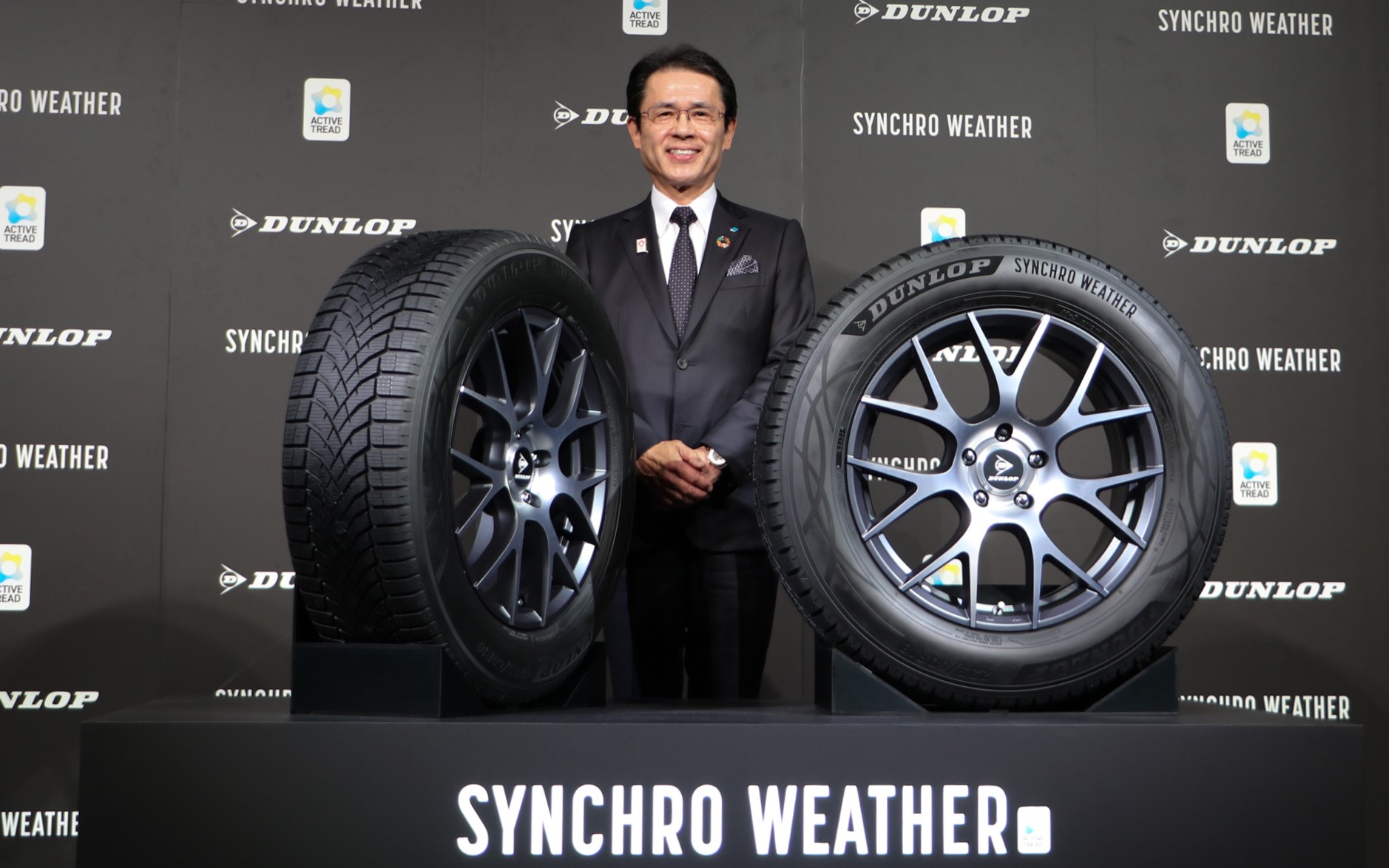 住友ゴム工業株式会社が次世代オールシーズンタイヤ「シンクロウェザー」の発表会を実施した