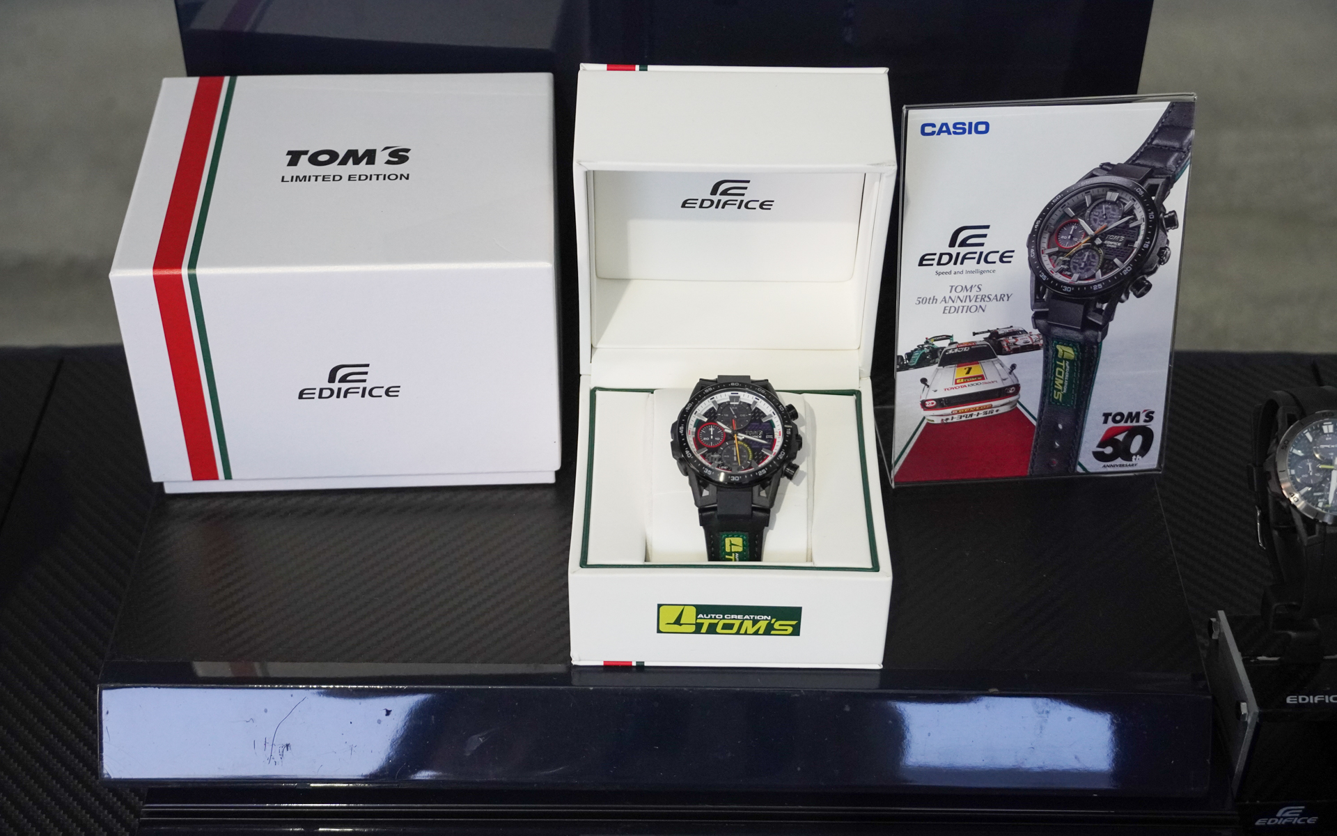 初代レーシングカー「TOM'SスターレットKP47」をモチーフとした記念モデル「EFS-S641TMS」