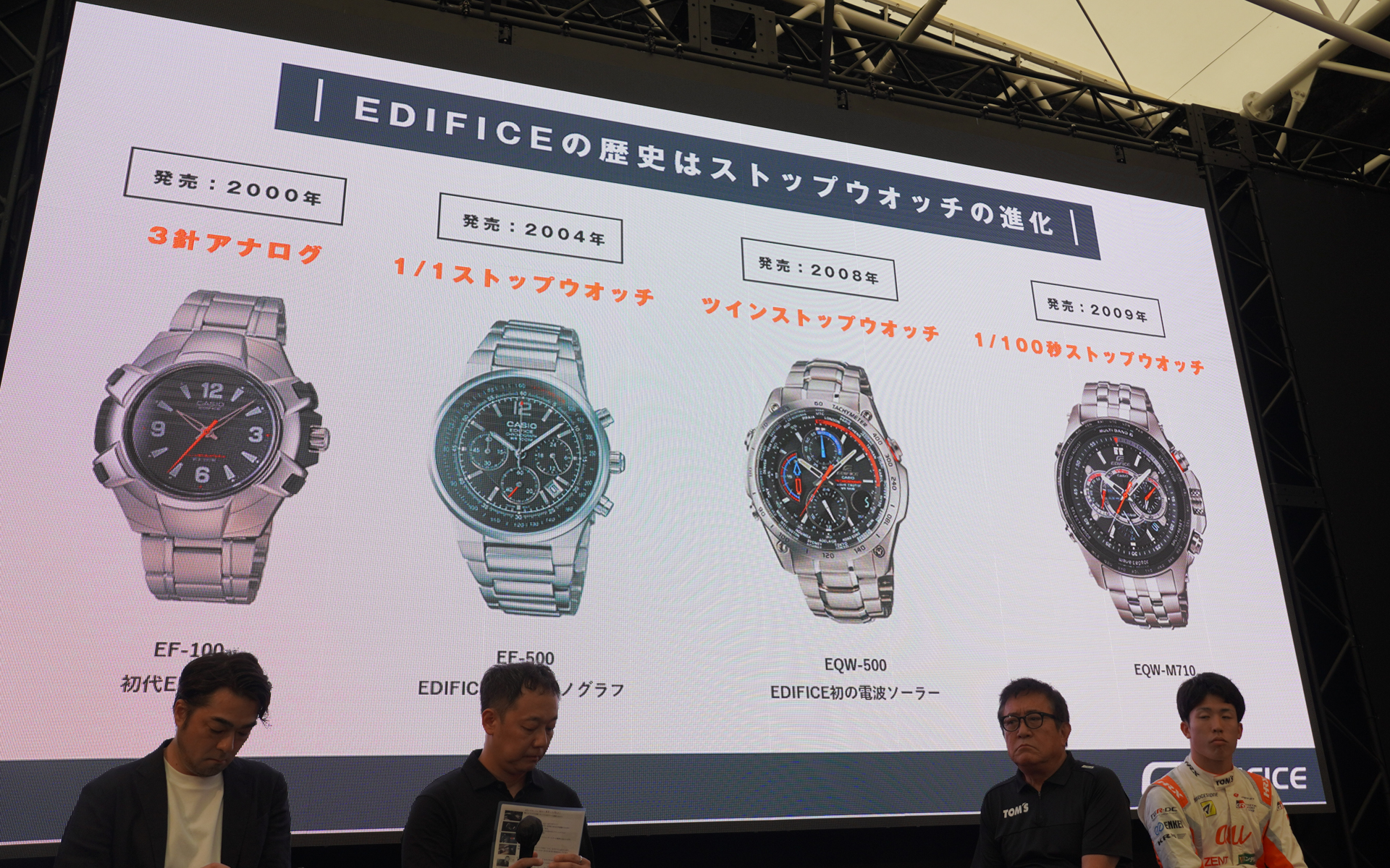 EDIFICEの歴代モデル